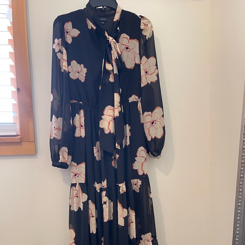 Black maxi dress